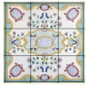 Set di 9 piastrelle Rosone Albori