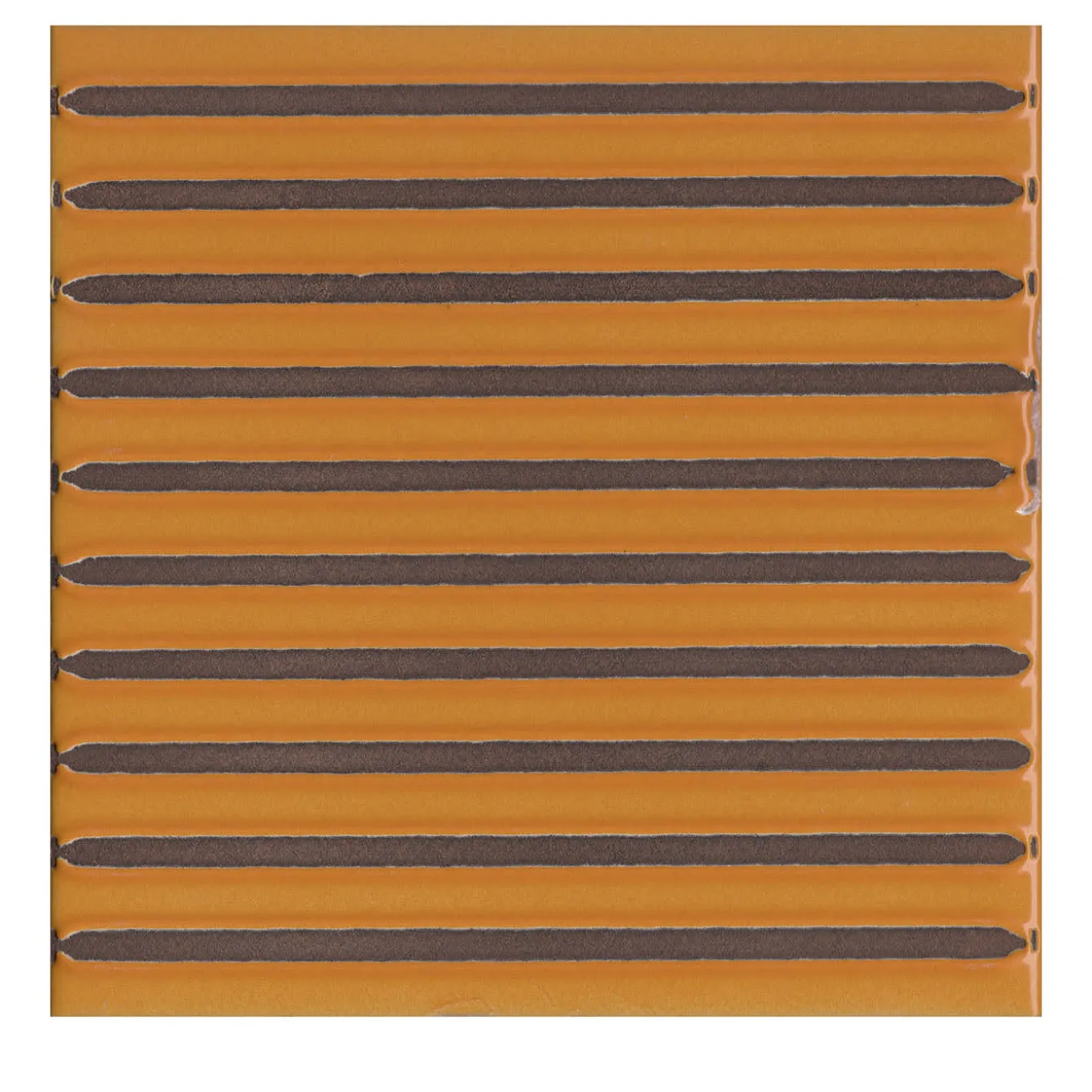 Set di 44 piastrelle Solchi Tattile Lines Arancione