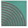 Set di 44 piastrelle Solchi Tattile Angolo Verde