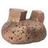 Set di 4 pomelli per porte in ottone Pietra #1 di Nicole Valenti