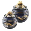 Set di 2 scatole Coccinella BluenCrystal con dettagli dorati