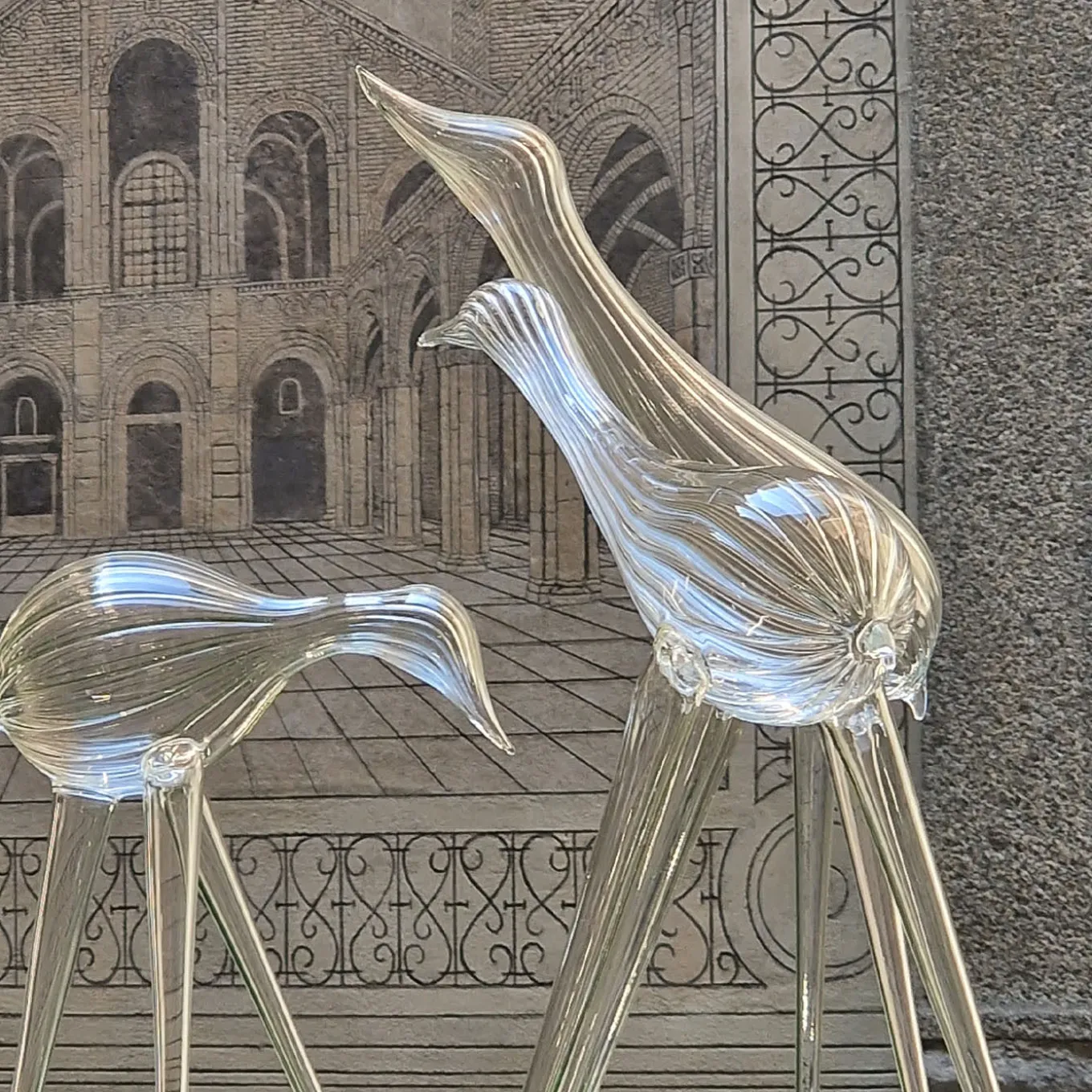 Set di 2 sculture DoDo