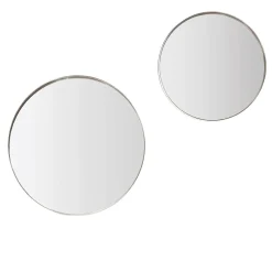 Set di 2 specchi da parete a LED Face To Face di Giuseppe Bavuso