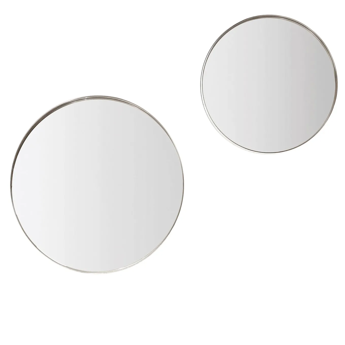 Set di 2 specchi da parete a LED Face To Face di Giuseppe Bavuso