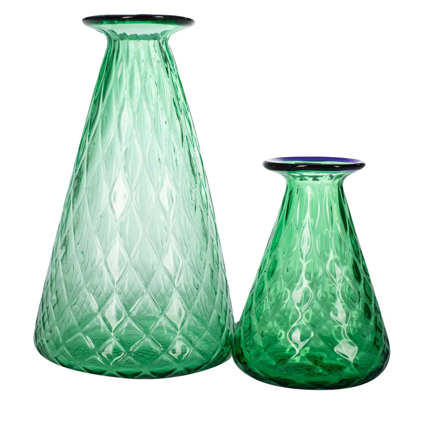 Set di 2 vasi conici verdi Balloton