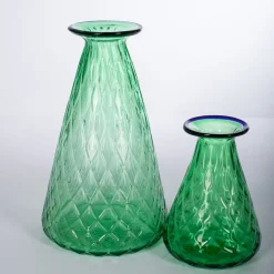 Set di 2 vasi conici verdi Balloton