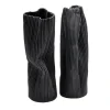 Set di 2 vasi decorativi "Paesaggio 25 Black #1" di Nino Basso