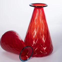 Set di 2 vasi rossi conici Balloton