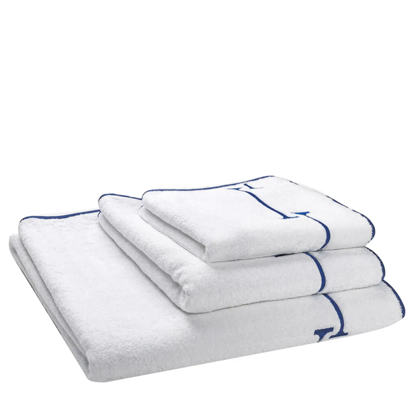 Set di asciugamani da bagno Piton bianchi