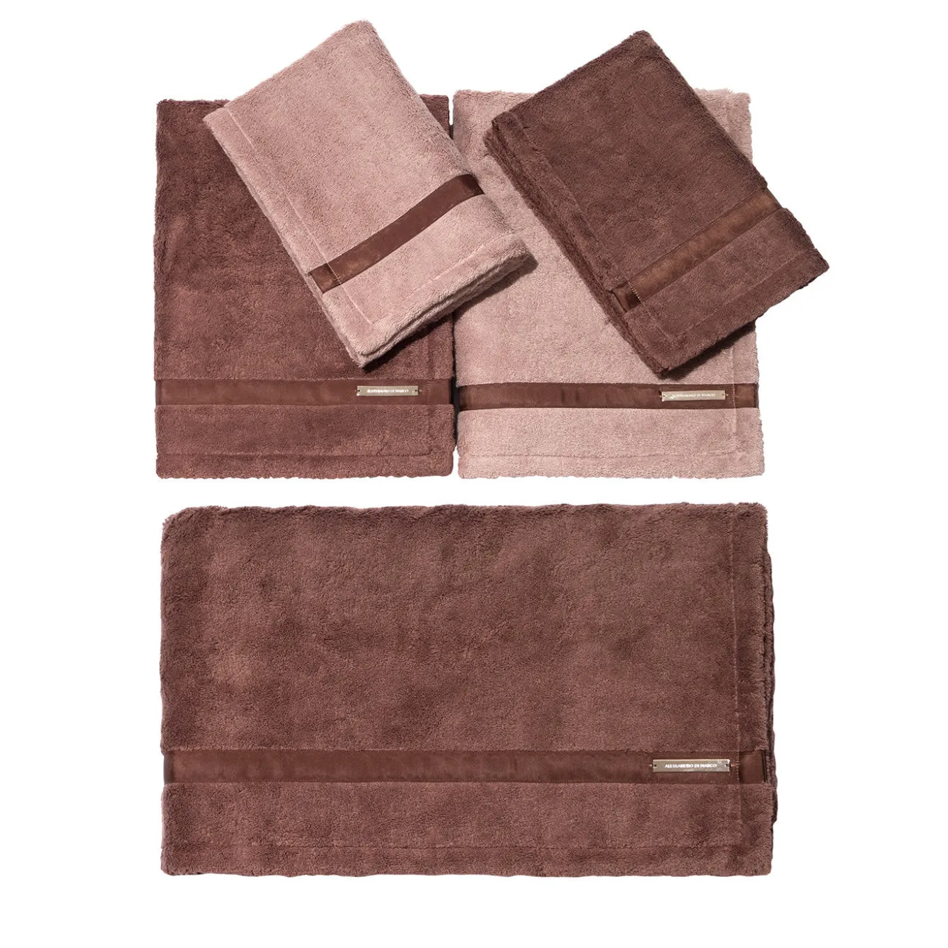 Set di asciugamani da bagno grandi - Moka