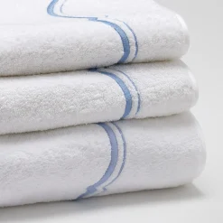 Set di asciugamani da bagno bianchi Oriente