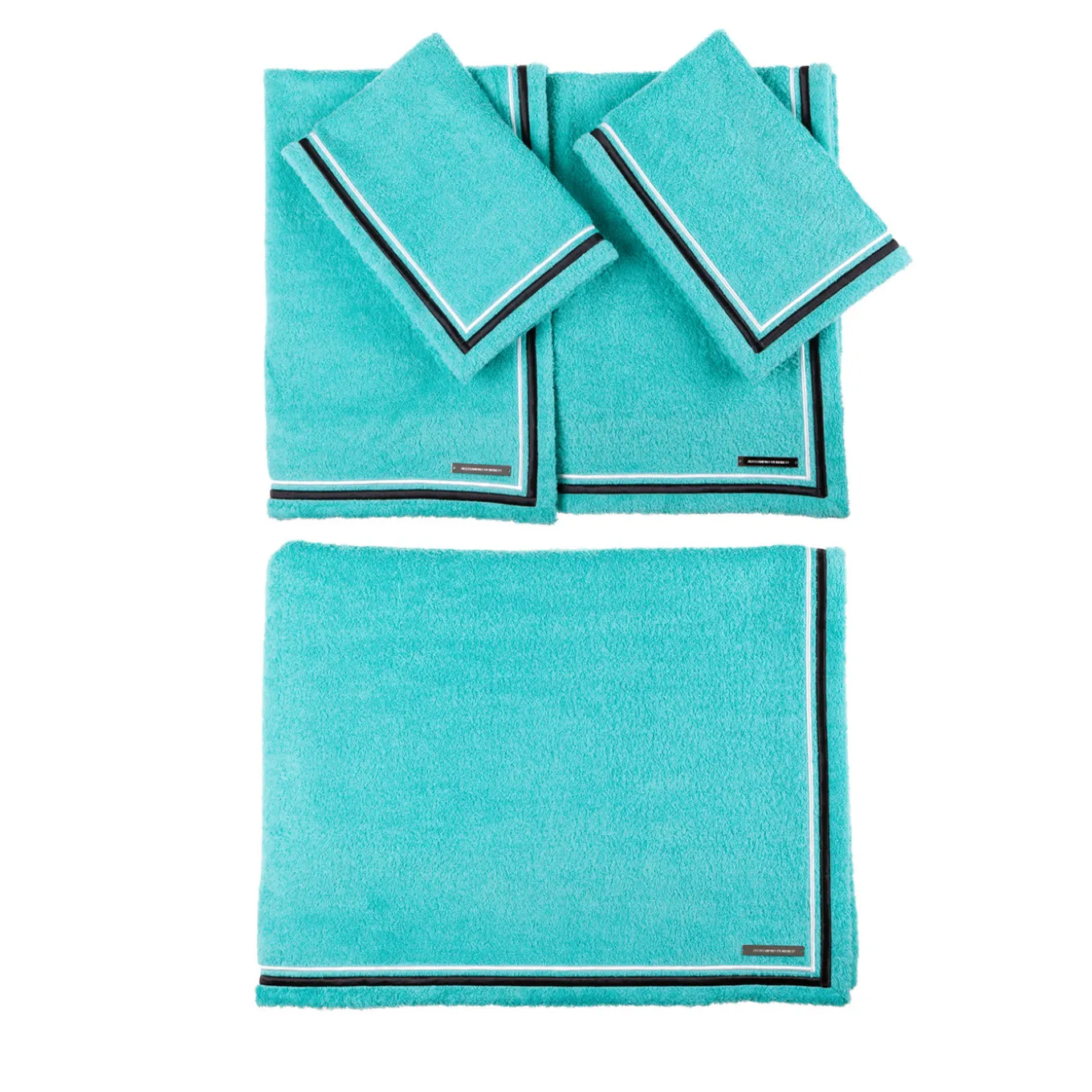 Set di asciugamani grandi - verde acqua