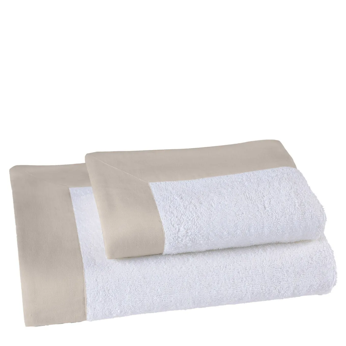 Set di asciugamani Kanapa Soft-Yellow & White
