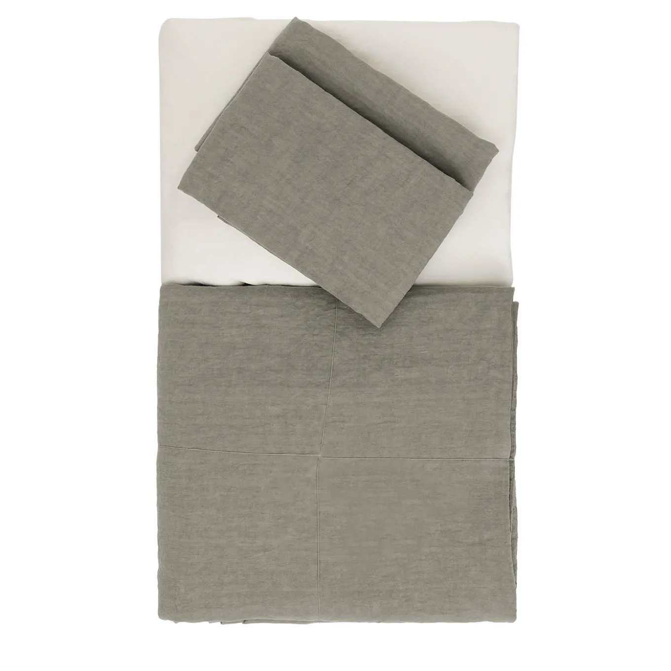 Set di biancheria da letto invernale Taupe