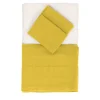 Set di biancheria da letto estiva gialla