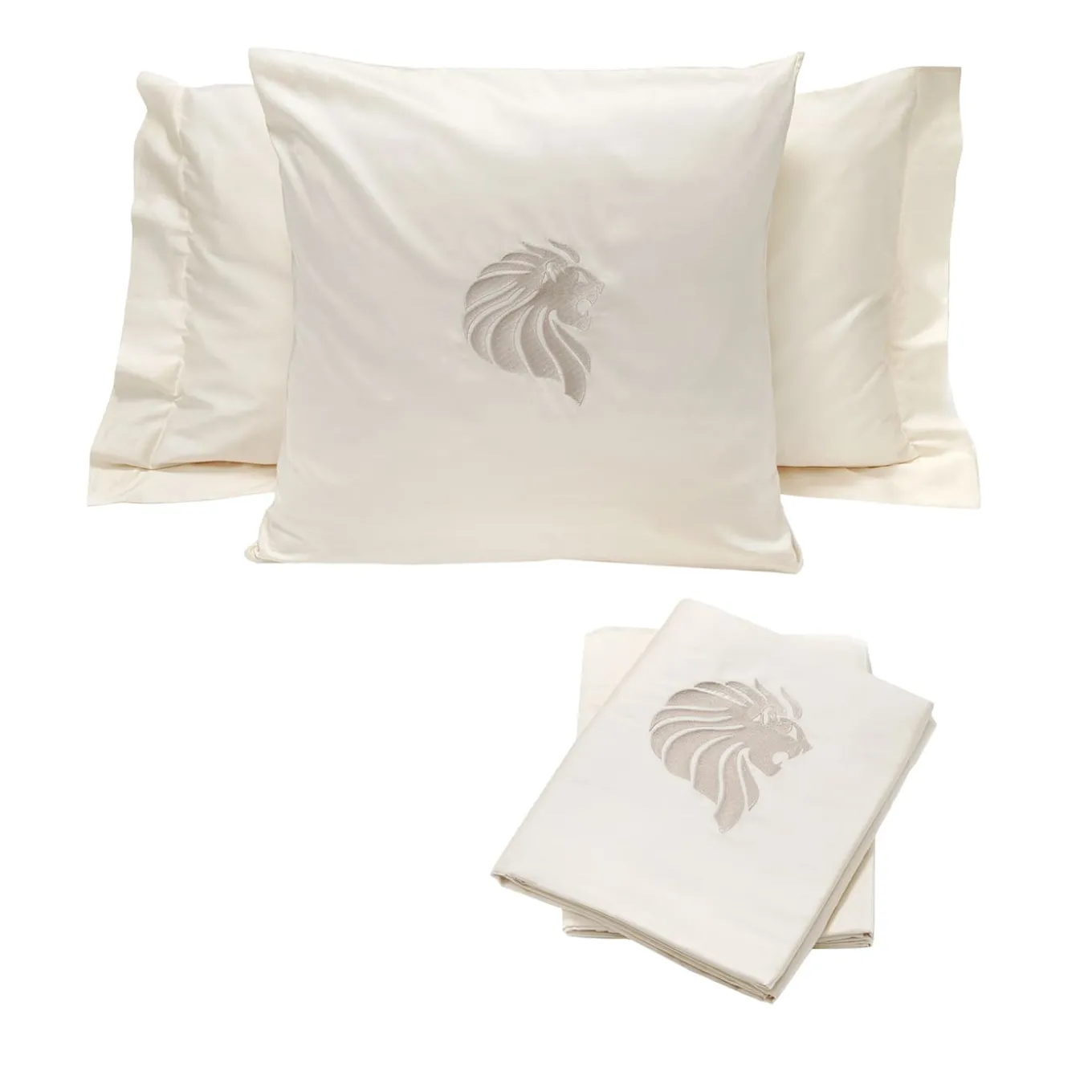 Set di biancheria da letto e cuscini beige #1
