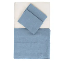 Set di biancheria da letto estiva azzurra
