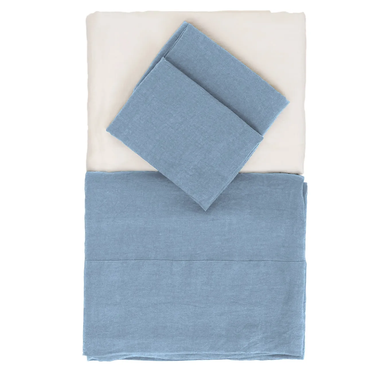 Set di biancheria da letto estiva azzurra