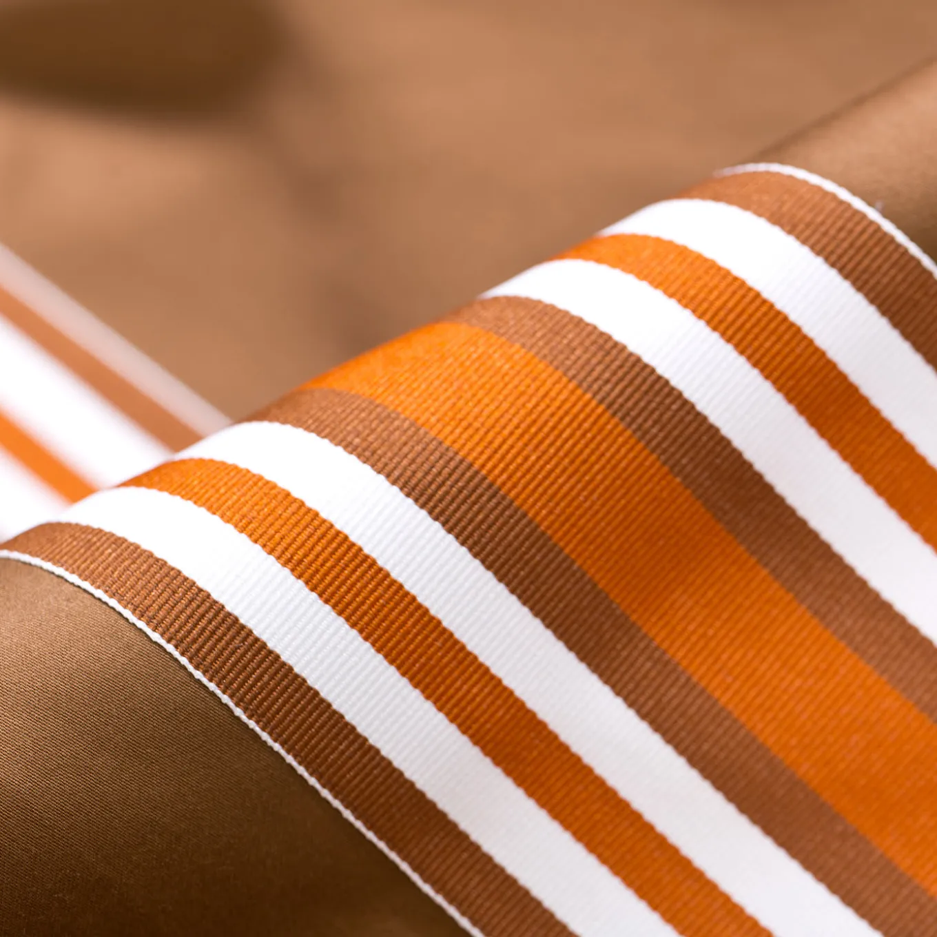 Set di biancheria da letto estiva - Marrone e arancione