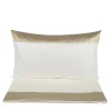 Set di lenzuola e due federe in raso di cotone beige Tivoli