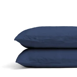 Set di Lenzuola King Size in Lino colore Mirtillo