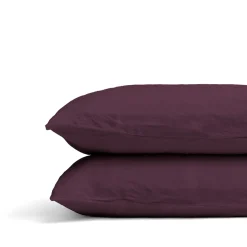 Set di Lenzuola King Size in Lino colore Amarena