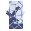 Set di lenzuola King US in Cina blu jacquard di Quattro Generazioni