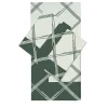 Set di lenzuola King US Jacquard Huntergreen di Quattro Generazioni