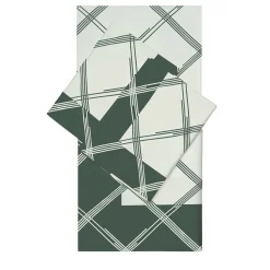 Set di lenzuola King US Jacquard Huntergreen di Quattro Generazioni