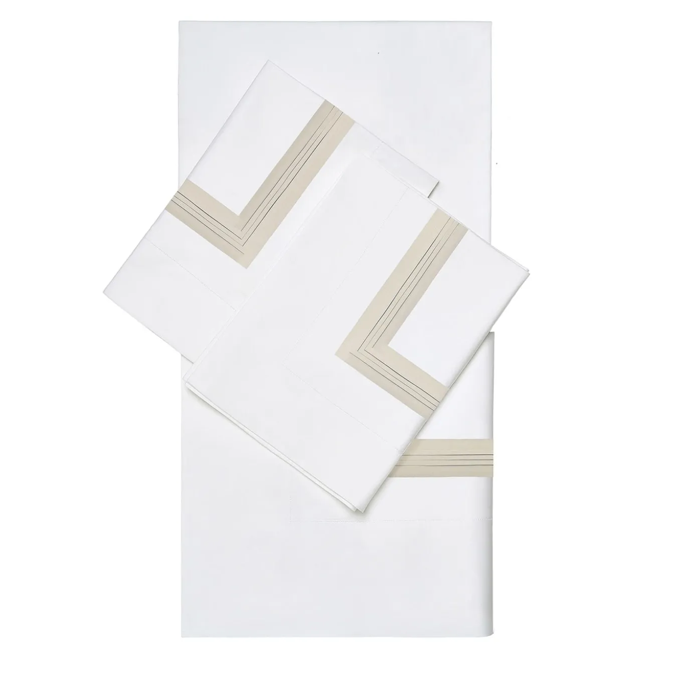 Set di lenzuola Plissè Bianco e Marmo US King