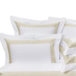 Set di lenzuola Plissè Bianco e Marmo US King