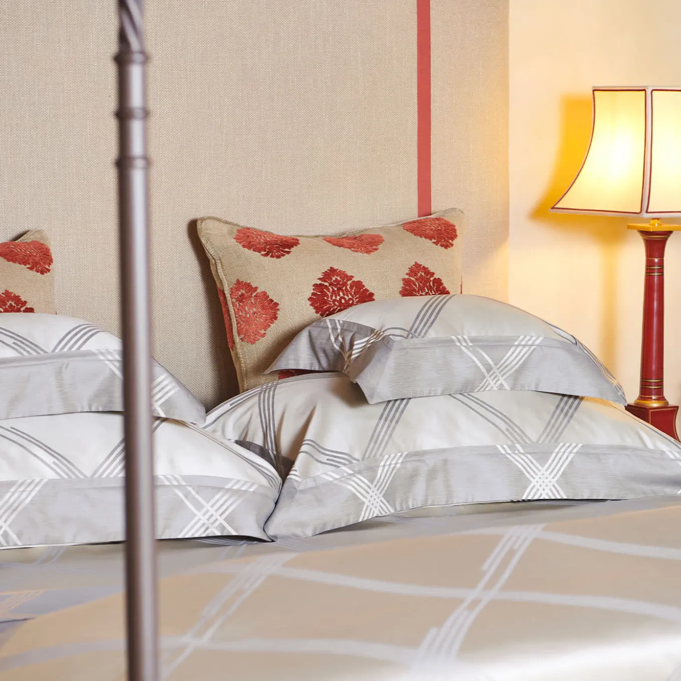 Set di lenzuola quattro generazioni Jacquard grigio US King