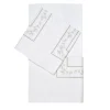 Set di lenzuola Roma White & Silver Olive US King