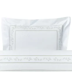 Set di lenzuola Roma White & Silver Olive US King