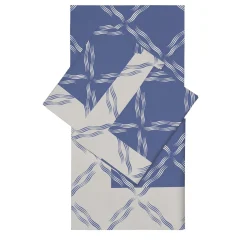 Set di lenzuola Tuffo Jacquard Assisi Blue US King