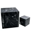 Set di oggetti decorativi fermalibri in marmo nero Marquina