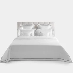 Set lenzuola Horizon in Cotone Satinato Bianco