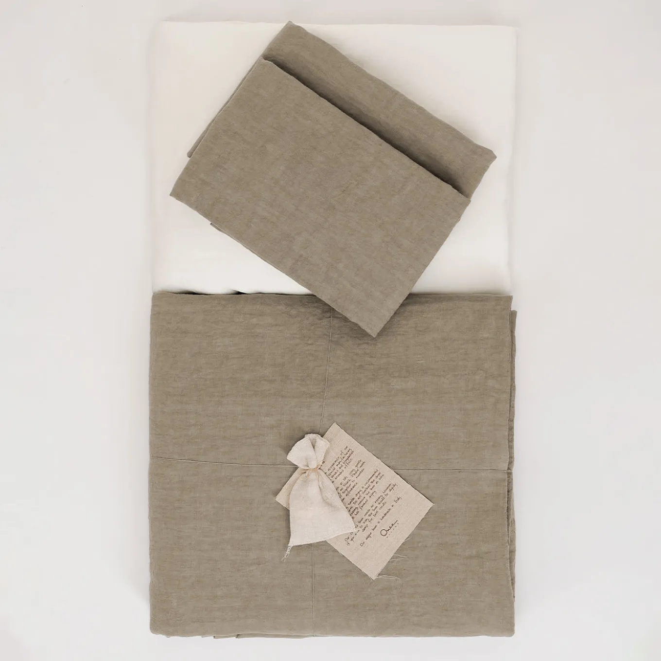 Set letto estivo Taupe