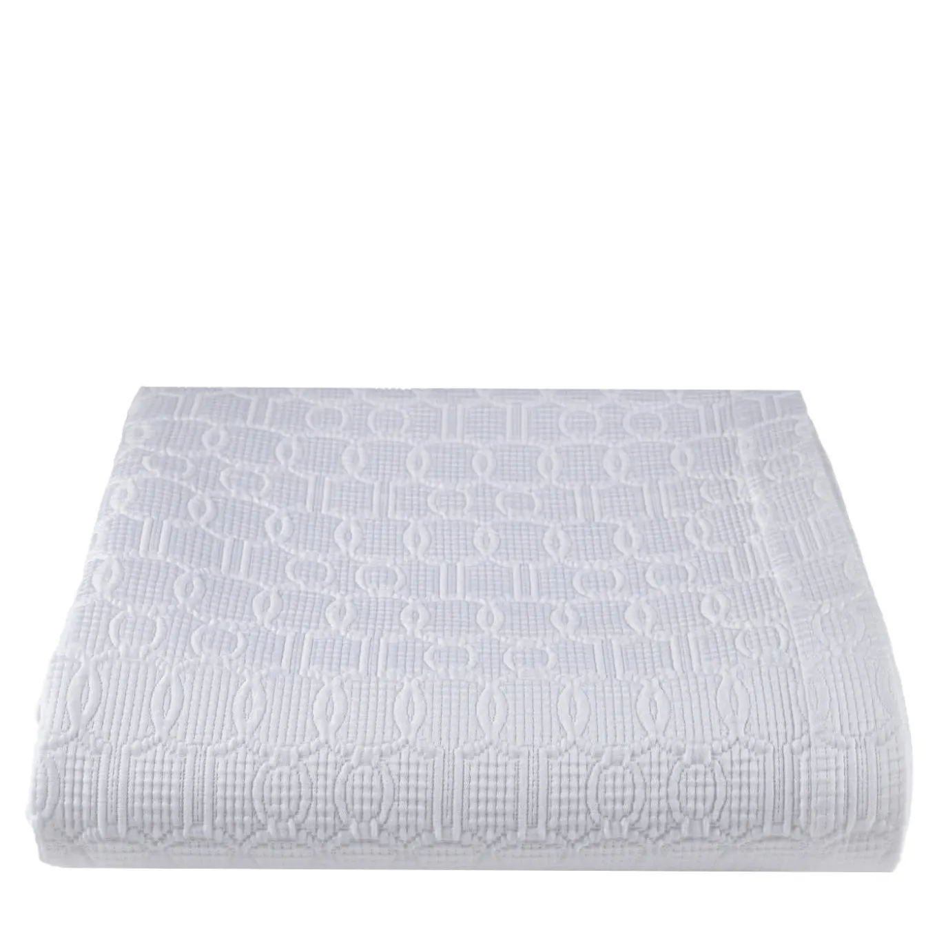 Shangri-La Piquet Copriletto bianco
