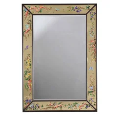 Specchio con fiori asiatici