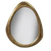 Specchio da Parete in Legno con Foglia d'Oro in Stile Art-Deco Salvador