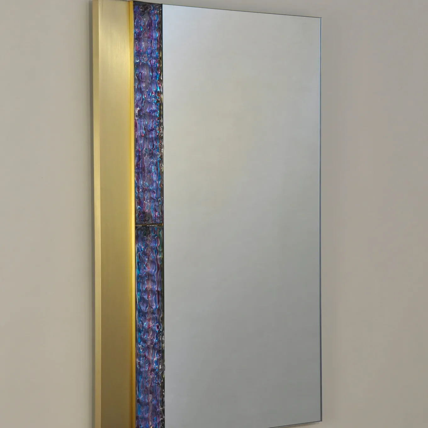 Specchio da parete in vetro di Murano Casanova