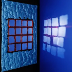 Specchio da Parete Mirror 1 Azzurro di Gaetano Pesce