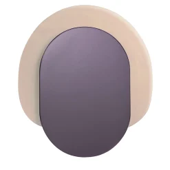 Specchio da Parete PERSONALE HER BIG Viola e Rosa