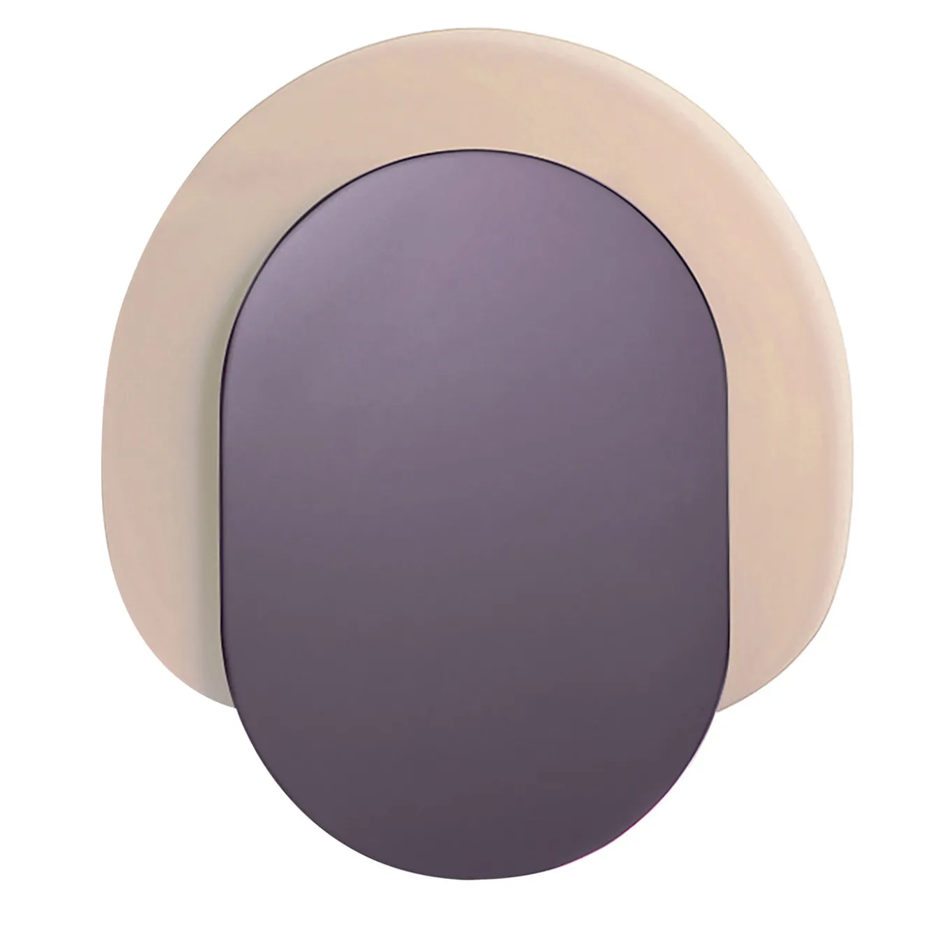Specchio da Parete PERSONALE HER BIG Viola e Rosa