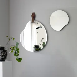 Specchio da Parete Puddle Regular Natural Hide