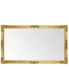 Specchio da parete rettangolare Versailles in oro