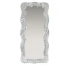 Specchio da parete Sinuoso Ondine argento
