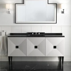Specchio da parete Vogue 1 argento