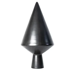 Specchio da tavolo Nero 52 bucchero di Studio Lievito e Maddalena Vantaggi